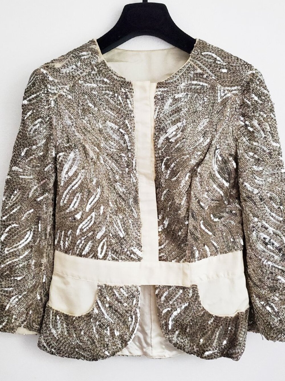 La Perla Beaded Fitted Jacket NWT Size 40